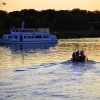 Alarmübung der Wasserrettung auf der Elbe bei Dömitz